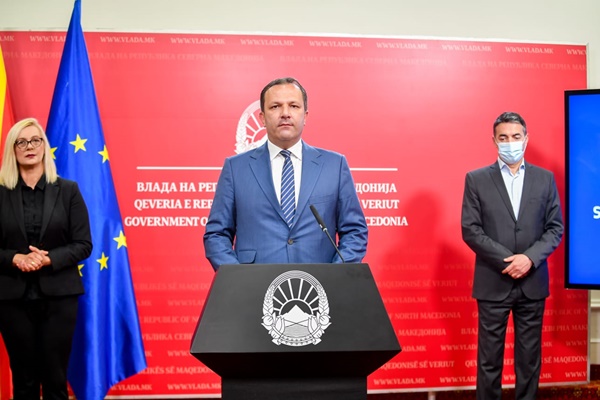 Премиерот Спасовски и министерот Димитров за Преговарачката рамка за членство во Европската Унија